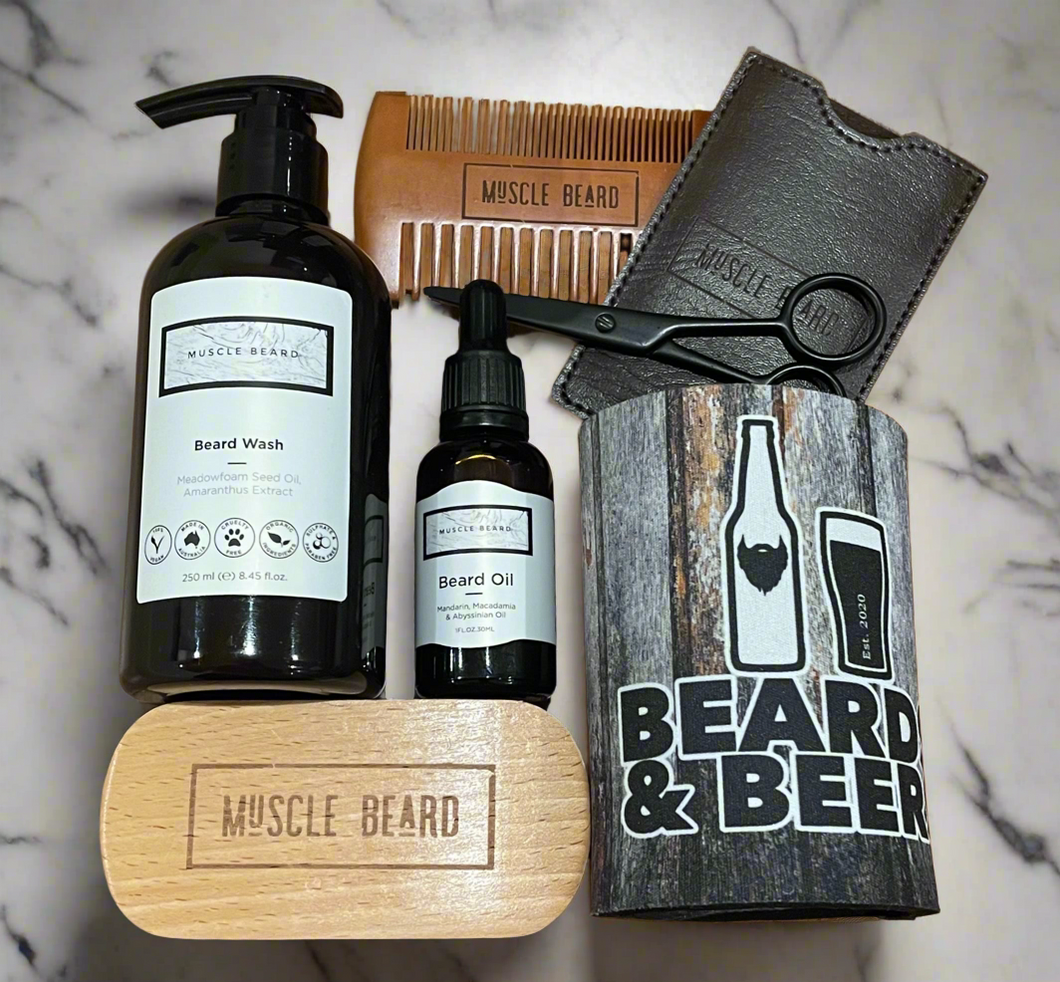 Ultimate beard and beer pack