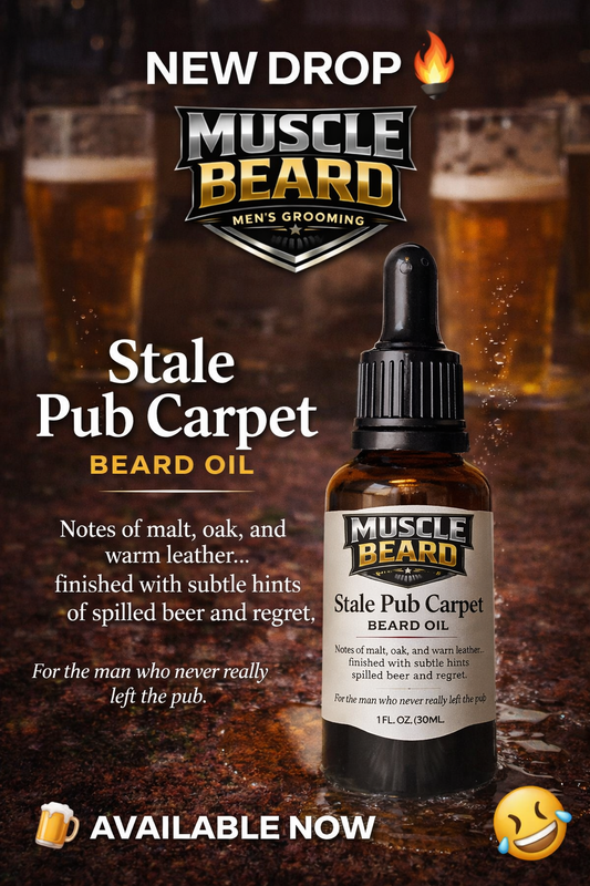 Stale pub carpet beard oil 
