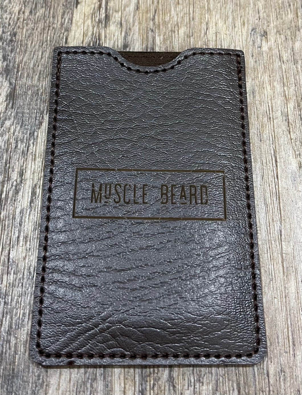 Leather card pouch