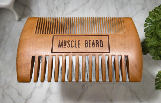 Double sided beard comb